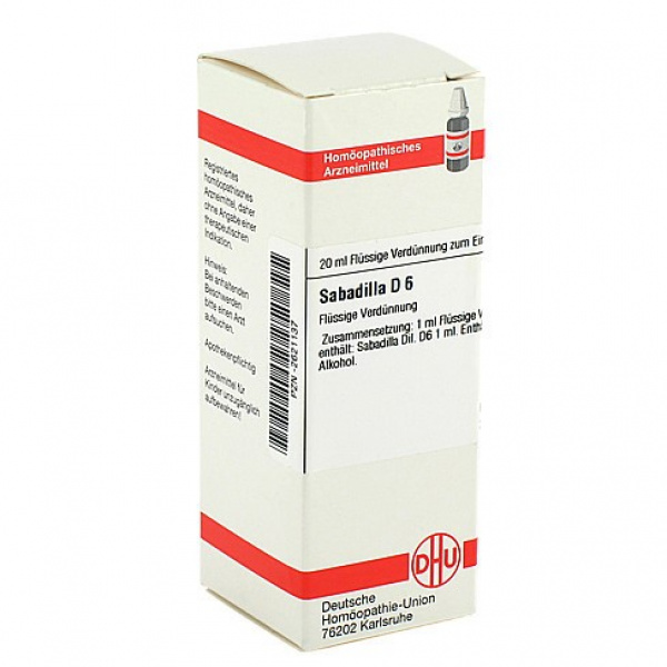 SABADILLA D6 DILUIZIONE 20 ML