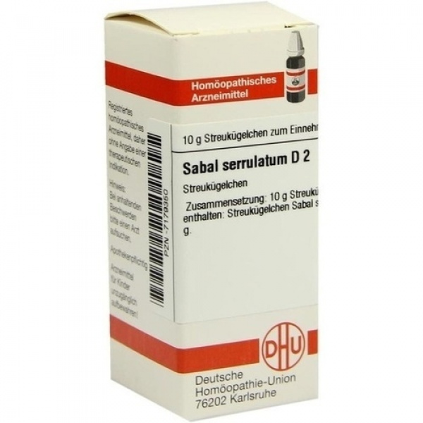 SABAL SERRULATUM D2 GLOBULI 10 G