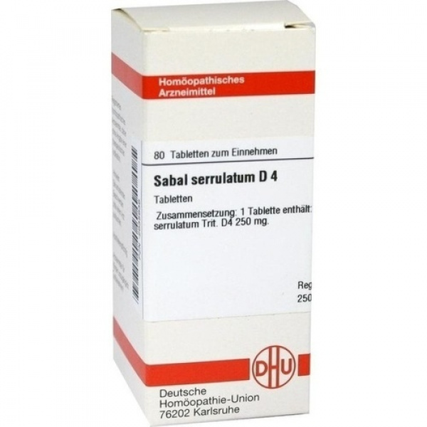 SABAL SERRULATUM D4 80 COMPRESSE