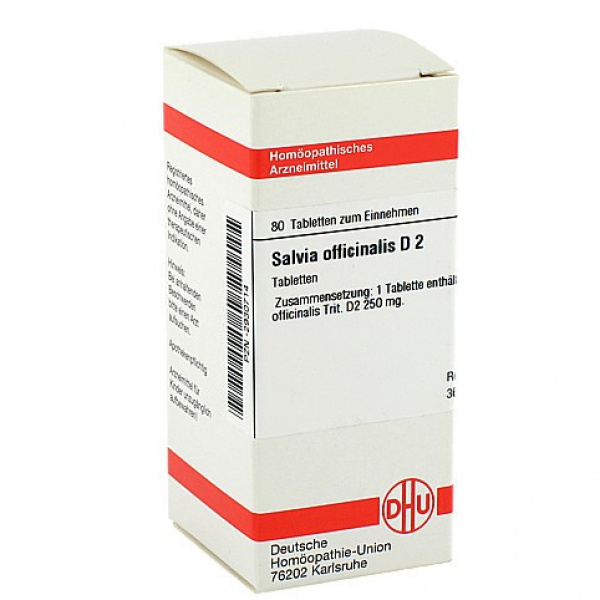 SALVIA OFFICINALIS D2 80 COMPRESSE