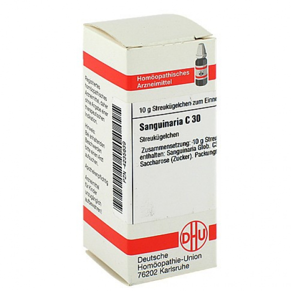 SANGUINARIA C30 GLOBULI 10 G