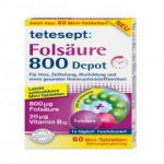 Tetesept Acido Folico 800 a rilascio prolungato confezione da 60 compresse