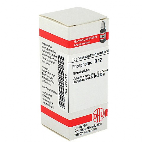 PHOSPHORUS D12 GLOBULI 10 G