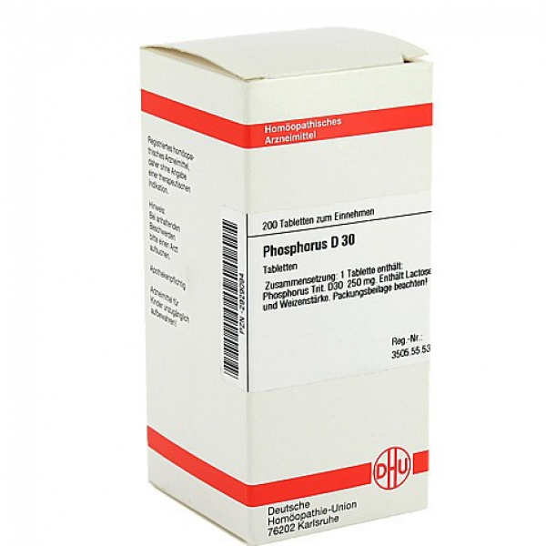 PHOSPHORUS D30 200 COMPRESSE