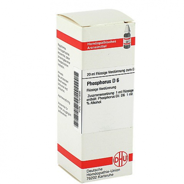 PHOSPHORUS D6 DILUIZIONE 20 ML