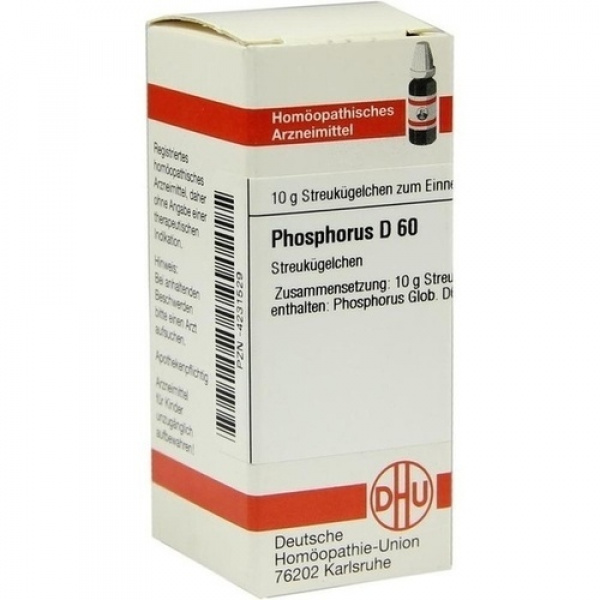 PHOSPHORUS D60 GLOBULI 10 G