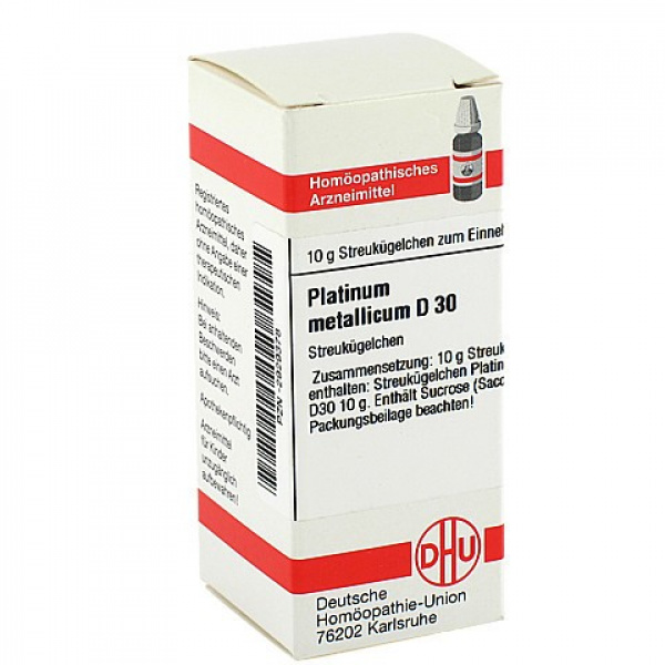 PLATINUM METALLICUM D30 GLOBULI 10 G