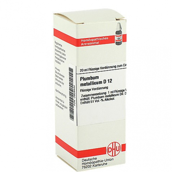 PLUMBUM METALLICUM D12 DILUIZIONE 20 ML