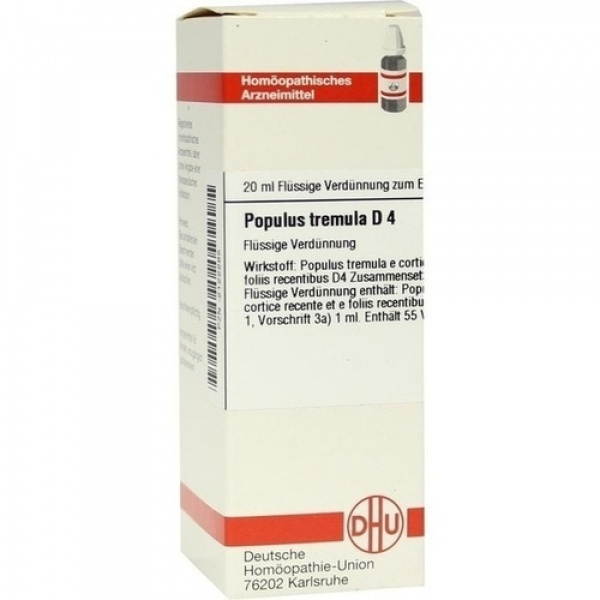 POPULUS  TREMULA D4 DILUIZIONE 20 ML