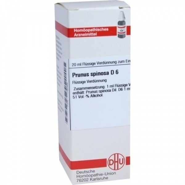 PRUNUS SPINOSA D6 DILUIZIONE 20 ML