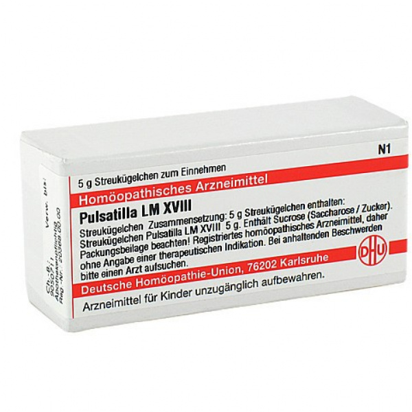 PULSATILLA LM XVIII GLOBULI 5 G