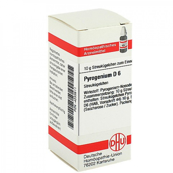 PYROGENIUM D6 GLOBULI 10 G