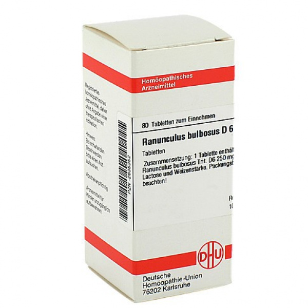 RANUNCULUS BULBOSUS D6 80 COMPRESSE