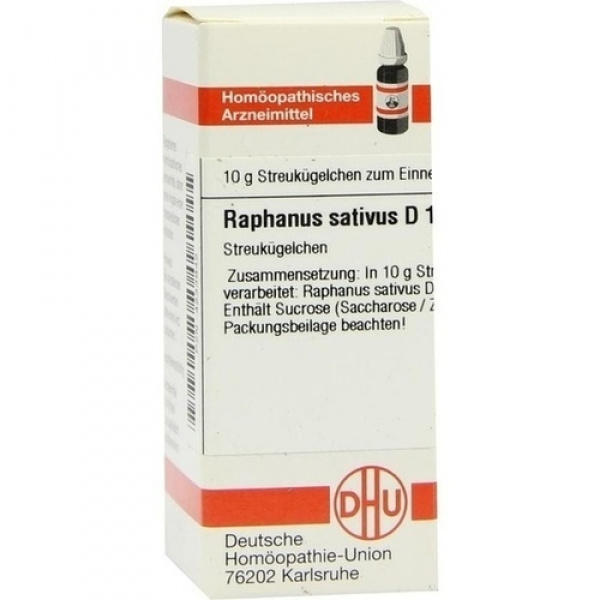 RAPHANUS SATIVUS D12 GLOBULI 10 G