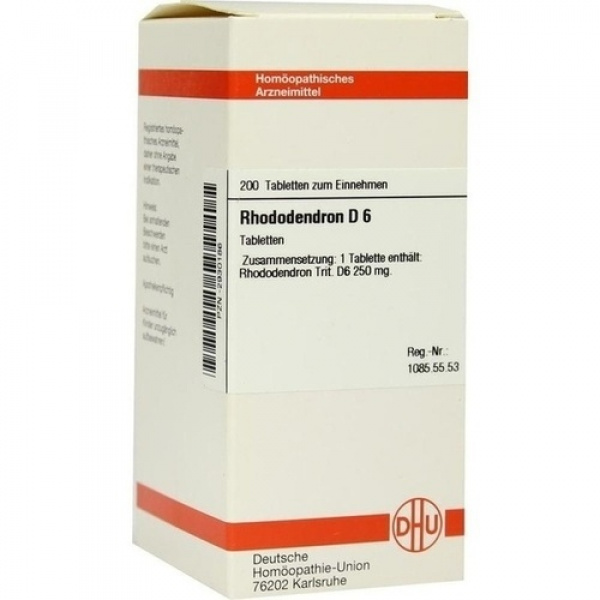 RHODODENDRON  D6 200 COMPRESSE
