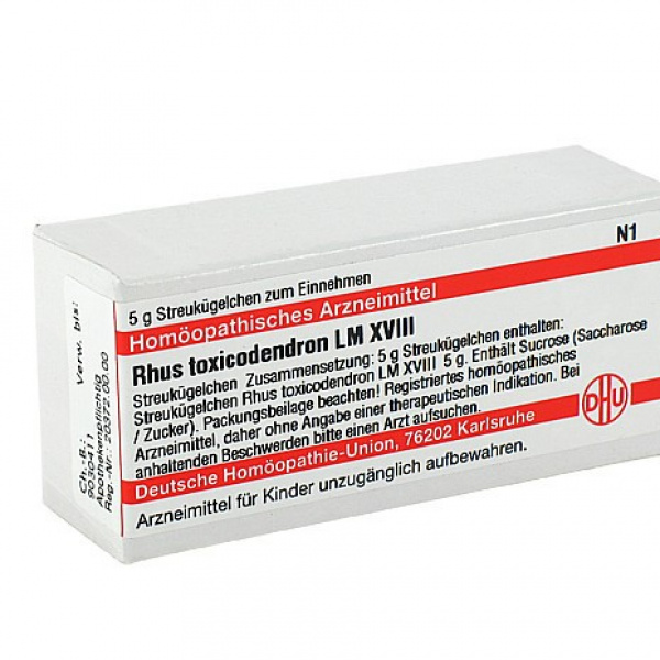 RHUS TOXICODENDRON LM XVIII  GLOBULI 5 G