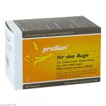 Combinazione di sostanze vitali ortomolecolari proSan per gli occhi