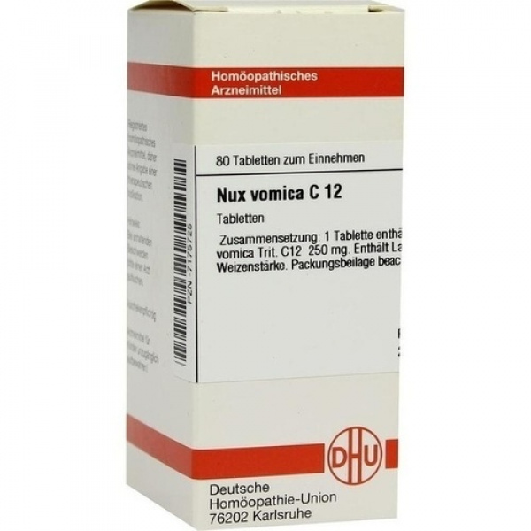 NUX VOMICA C12 80 COMPRESSE
