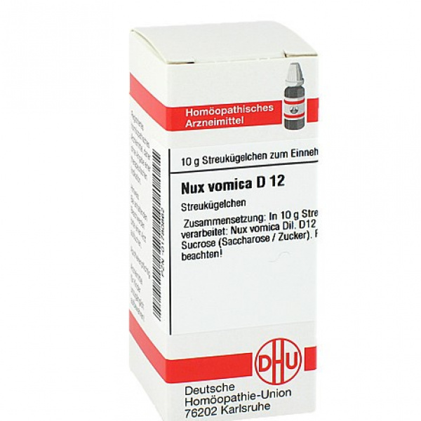 NUX VOMICA D12 GLOBULI 10 G