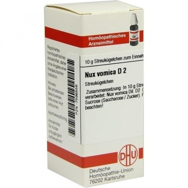 NUX VOMICA D2 GLOBULI 10 G