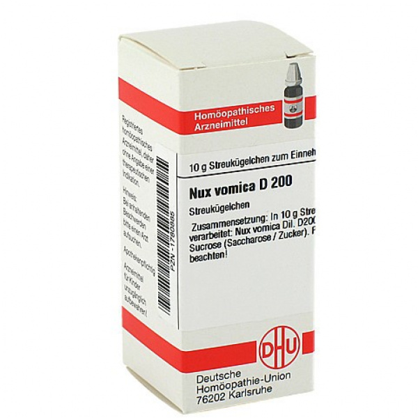 NUX VOMICA D200 GLOBULI 10 G