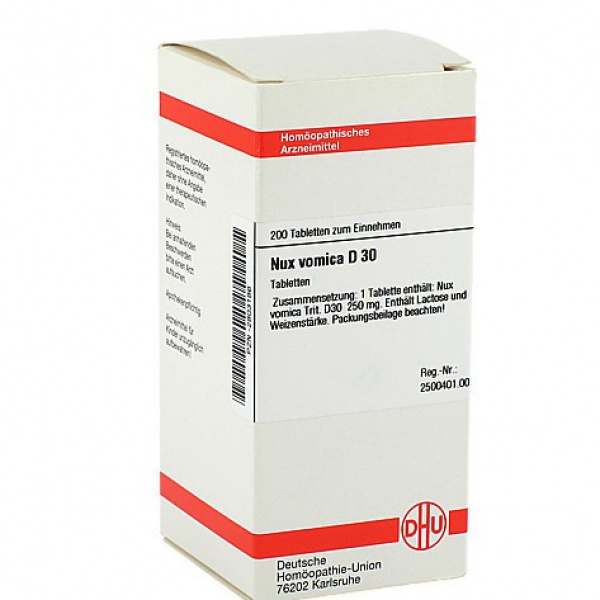 NUX VOMICA D30 200 COMPRESSE