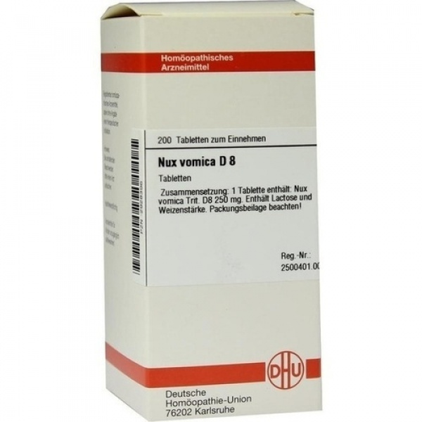 NUX VOMICA D8 80 COMPRESSE