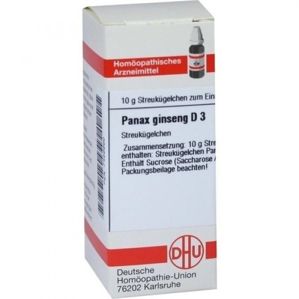 PANAX GINSENG D3 GLOBULI 10 G