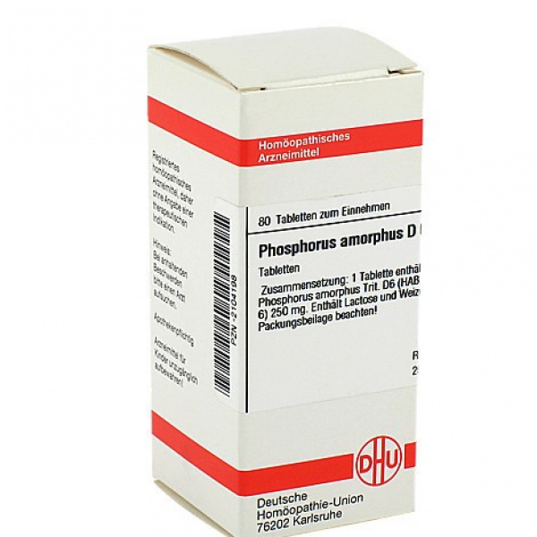 PHOSPHORUS AMORPHUS D6 80 COMPRESSE