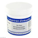 Lebertran Zinksalbe (Unguento allo zinco con olio di fegato di merluzzo) veterinario 100 gr