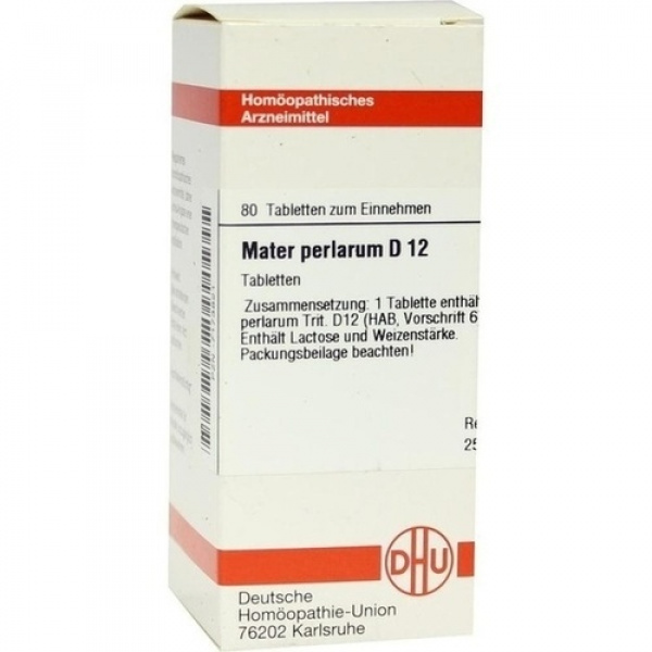 MATER PERLARUM D12 80 COMPRESSE