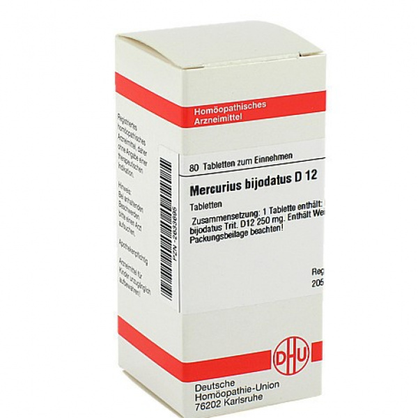 MERCURIUS BIJODATUS D12 80 COMPRESSE