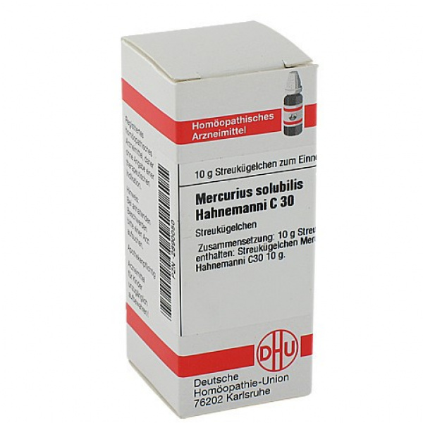 MERCURIUS SOLUBILIS HAHNEMANNI C30 GLOBULI 10 G