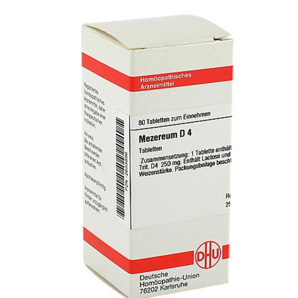 MEZEREUM D4 80 COMPRESSE