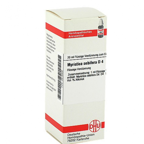 MYRISTICA SEBIFERA D4 DILUIZIONE 20 ML