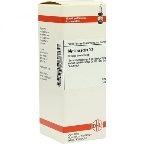 MYRTILLOCACTUS D2 DILUIZIONE 50 ML