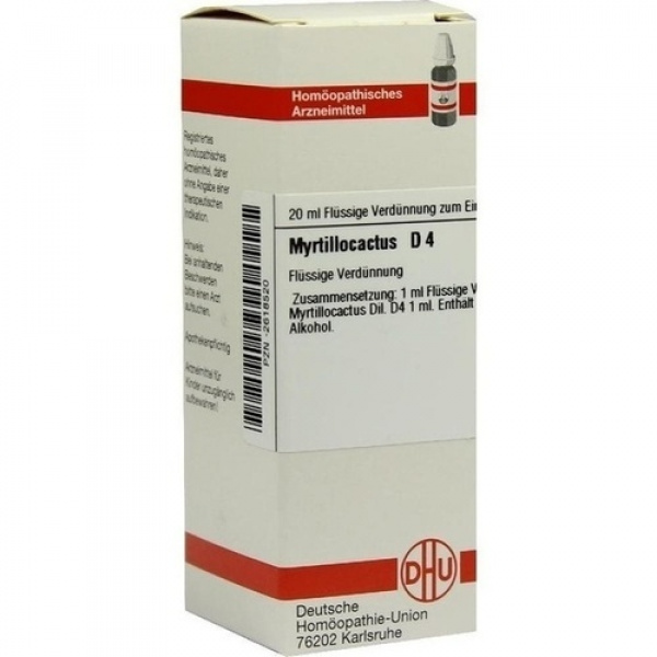 MYRTILLOCACTUS D4 DILUIZIONE 20 ML