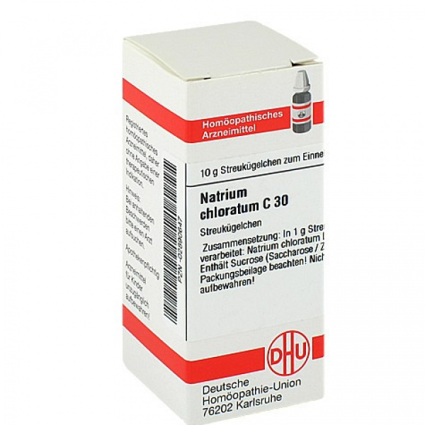 NATRIUM CHLORATUM C30 GLOBULI 10 G
