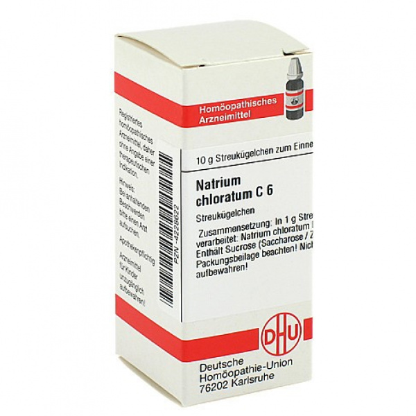 NATRIUM CHLORATUM C6 GLOBULI 10 G