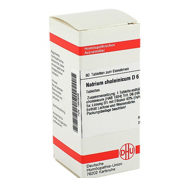 NATRIUM CHOLEINICUM D6 80 COMPRESSE