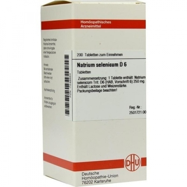 NATRIUM SELENICUM D6 200 COMPRESSE