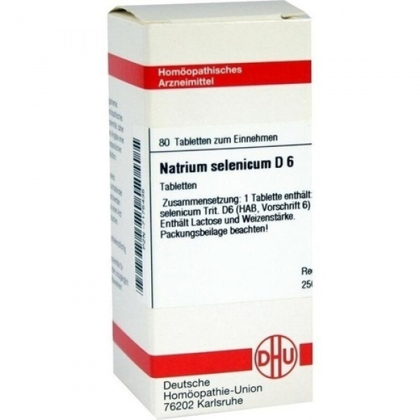 NATRIUM SELENICUM D6 80 COMPRESSE