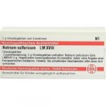 NATRIUM SULFURICUM LM XVIII GLOBULI 5 G