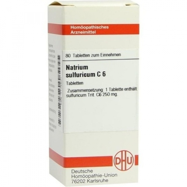 NATRIUM SULFURICUM C6 80 COMPRESSE