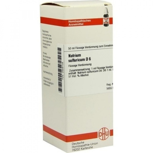 NATRIUM SULFURICUM D6 DILUIZIONE 50 ML