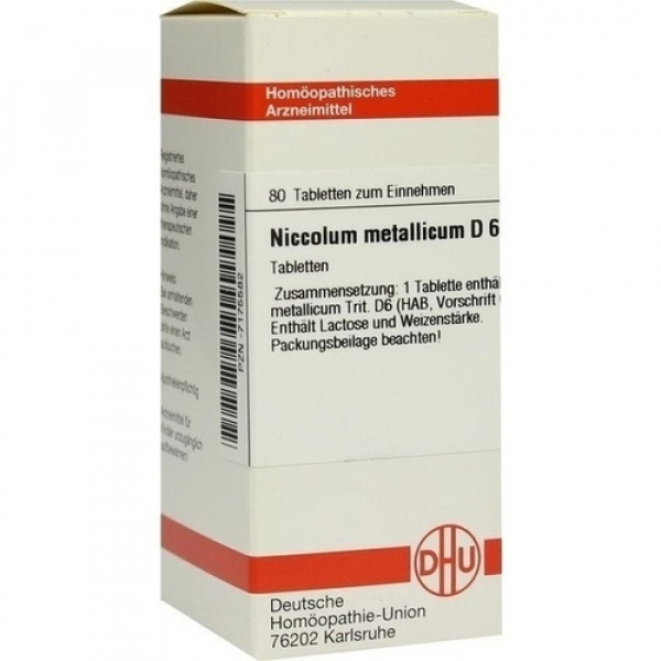 NICCOLUM METALLICUM D6 80 COMPRESSE