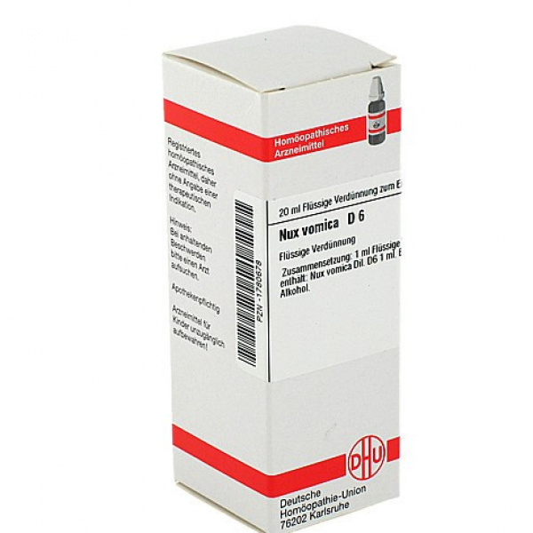 NUX VOMICA D6 DILUIZIONE 20 ML