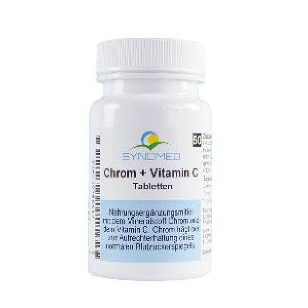Compresse di cromo + vitamina C 50 pz