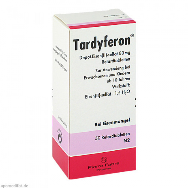 TARDYFERON confezione da 50 compresse a rilascio prolungato
