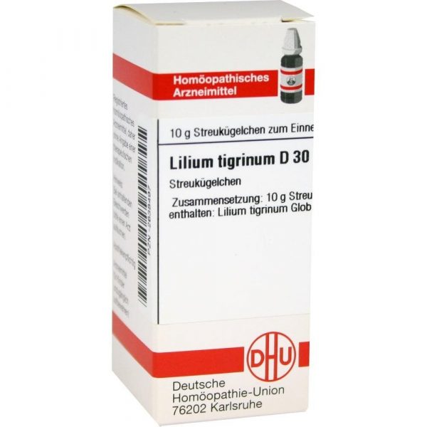 LILIUM TIGRINUM D30 GLOBULI 10 G